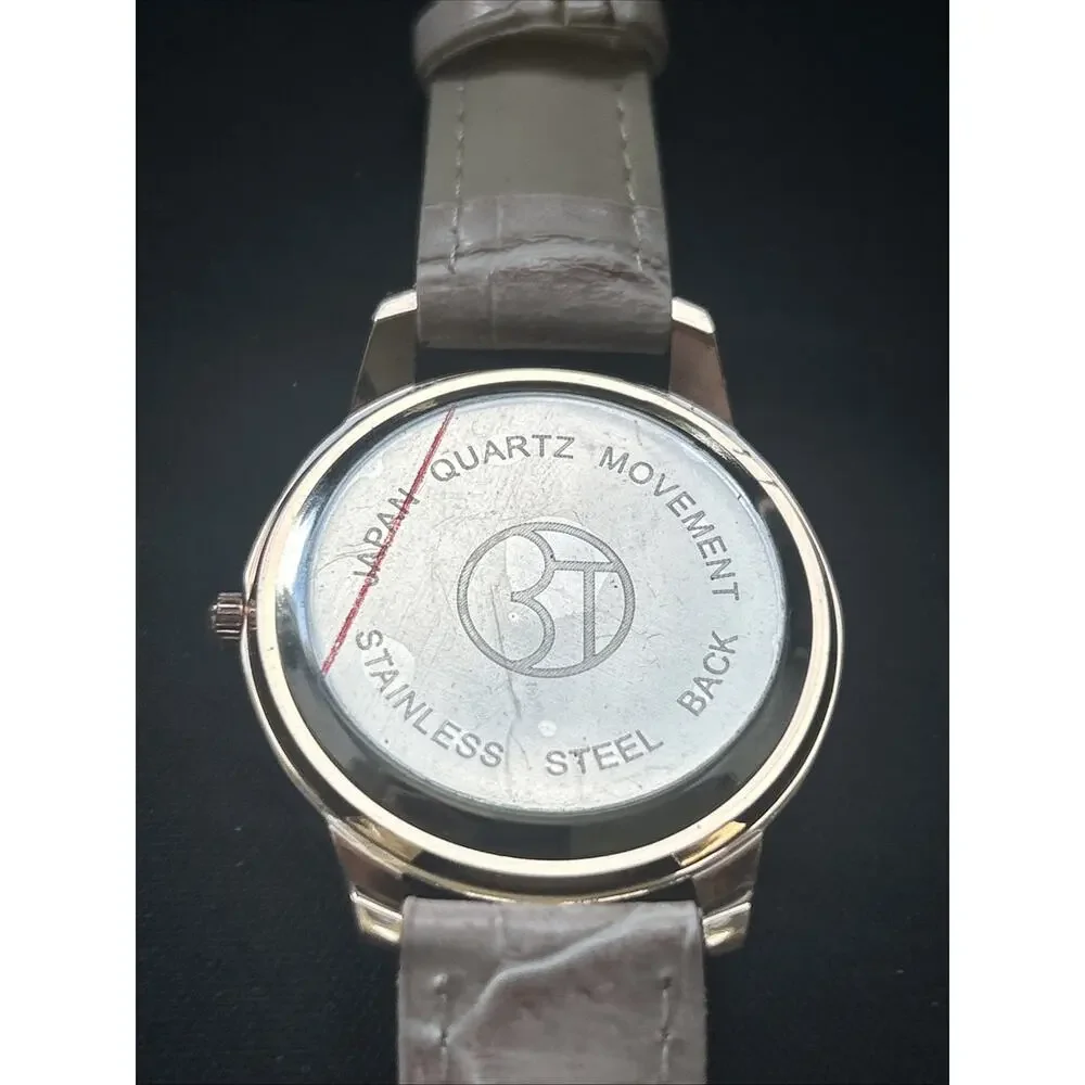 3T Rose Gold Tone Case Pink Dial Women’s Quartz Watch